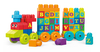 Klotsid Mega Bloks rong ABC, 60 tk, DXH35