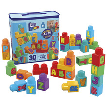 Ehitusklotside komplekt Mega Bloks ABC HRR60, 30 tk
