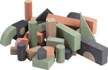 Pehmed klotsid BabyTrold Foam Blocks antratsiit, 52 tk