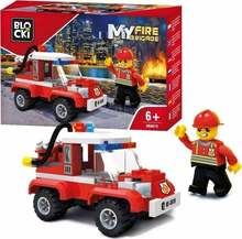 Konstruktor Blocki MyFireBrigade tuletõrjeauto KB0819, 84 tk