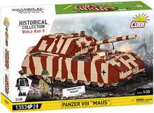 Konstruktor Cobi Panzer VIII Maus 3138, 1353 tk, pruun