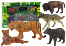 Aafrika metsloomade figuuride komplekt Lean Toys