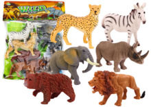 Metsloomade figuuride komplekt Lean Toys, 6 tk