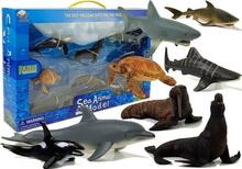 Mereelukate figuuride komplekt Lean Toys, 8 tk