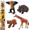Metsloomade figuurid Lean Toys, 6-9 cm, 4 tk