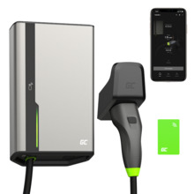 Elektriauto laadimisjaam Green Cell HabuDen EVGC021B2250, 22 kW, 32 A, 5 m, NFC, hall, alumiinium
