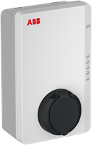 Elektriauto laadimisjaam ABB Terra AC W11-T-R-0, Type 2, 11 kW, 3-faasiline, 16 A, valge