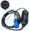 Elektriauto laadimisjaam Hismart CEE, Type 1, 7,2 kW, 1-faas, 5 m, must