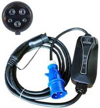 Elektriauto laadimisjaam Hismart CEE, Type 1, 7,2 kW, 1-faas, 5 m, must