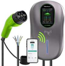 Elektriauto laadimisjaam Qoltec, 2in1, Type 2, 22 kW, 3-faasiline, WiFi, LCD, RFID, 5 m