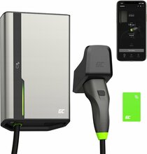 Elektriauto laadimisjaam Green Cell HabuDen EVGC021B2275, 22 kW, 32 A, 7,5 m, NFC