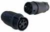 Elektriauto adapter Duosida Type 1 (Male) - Type 2 (Female)