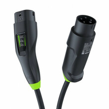 Mobiilne laadija elektriautodele Green Cell Habu EVGC01, 11 kW, 7 m, Type 2, must