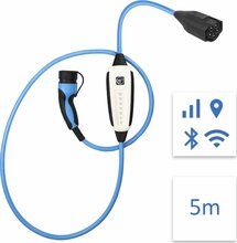 Elektriauto laadimisjaam NRGkick Pure, 22 kW, 32 A, Type 2, 5 m, sinine