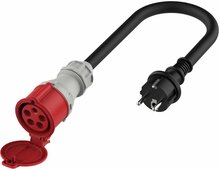 EV adapter Platinet EVA22C35S, CEE 32A (F) - Schuko 16A (M)
