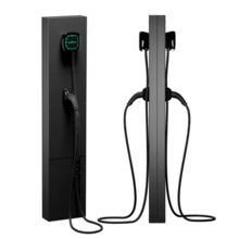 Lisatarvik elektriautode laadimisjaamale Wallbox Pedestal Eiffel CPB1, must