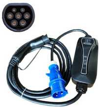 Elektriauto laadija Hismart EV200047, Type 2, 7,2 kW, 1-faasiline, 5 m, must