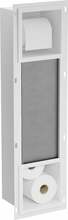 Tualettpaberihoidik Mexen X-Wall-BP, 19.5 x 12.1 x 74 cm, valge