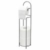 Tualettpaberihoidja Sepio 105, 19.5 x 19.5 x 70 cm, must, metall, põrandapealne