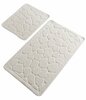 Vannitoamattide komplekt Foutastic Lino 359CHL1553, 100 x 60 cm, valge, 2 tk