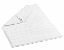 Vannitoa põrandamatt Foutastic Striped Terry 581CAN1524, 90 x 60 cm, valge