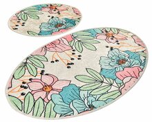 Vannitoamattide komplekt Foutastic Spring 359CHL2383, värviline, 100 x 60 cm, 2 tk