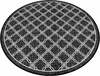 Vannitoa põrandamatt Foutastic Chain Circle Djt, 80 cm
