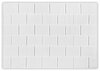 Vannitoa põrandamatt Foutastic Tile 581CAN1531, valge, 80 x 50 cm