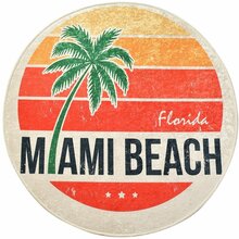 Vannitoa vaip Foutastic Miami Beach, 100 cm
