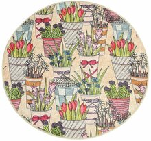Vannitoa vaip Foutastic Flowerpot DJT, 1 tk