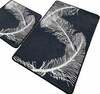Vannitoamattide komplekt Foutastic Alisan, 359CHL5279, 100 x 60 cm, antratsiit, 2 tk