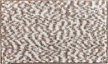 Vannitoa vaip Douceur d`Interieur FRIZA, 45 x 75 cm, pruun/valge