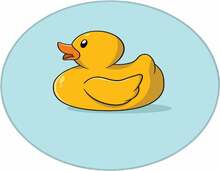 Vannitoa vaip Foutastic Canard Djt, 120 cm