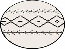 Vannitoa vaip Foutastic Sagitta Circle Djt 80, 80 cm