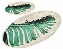 Vannitoamattide komplekt Foutastic Floret, 359CHL2387, 100 x 60 cm, mitmevärviline, 2 tk