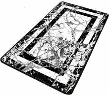 Vannitoa vaip Foutastic Marmor, 359CHL4379, 120 x 70 cm, must