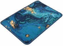 Vannitoa matt Foutastic Marbling, 359CHL4173, 60 x 40 cm, sinine/kuldne