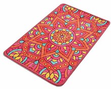 Vannitoamatt Foutastic Mandala, 60 x 40 cm, mitmevärviline