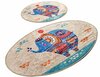 Vannitoavaipade komplekt Foutastic Etnic 359CHL2395, 2 tk, 100 x 60 cm, mitmevärviline