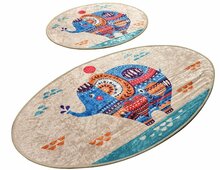 Vannitoavaipade komplekt Foutastic Etnic 359CHL2395, 2 tk, 100 x 60 cm, mitmevärviline