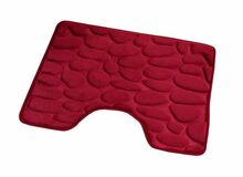 Vannitoavaip Memory foam Benedomo, 50 x 60 cm, burgundia