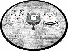 Vannitoa vaip Foutastic Three Bears Circle Djt, 100 cm