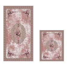 Vannitoamattide komplekt Foutastic 510617, 150 x 60 cm, heleroosa, 2 tk
