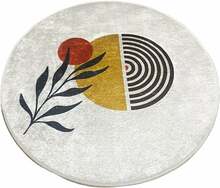 Vannitoa põrandamatt Foutastic Le Soleil, 510CHL1198, 120 cm x 120 cm, mitmevärviline