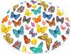 Vannitoa vaip Foutastic Butterfly Valley Circle Djt 200, 200 cm