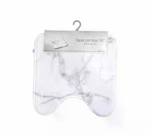 WC vaip Douceur d`Interieur Marbre, 45 x 45 cm, valge