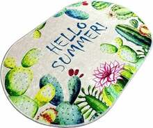 Vannitoa vaip Foutastic Hello Summer, 100 x 80 cm, mitmevärviline