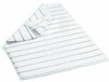 Vannitoa põrandamatt Foutastic Striped Terry 581CAN1523, 90 x 60 cm, valge/tumehall