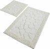 Vannitoavaipade komplekt Foutastic Stone, 100 x 60 cm, elevandiluu, 2 osa