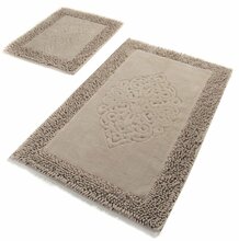 Vannitoavaipade komplekt Foutastic Piante 359CHL1635, 100 x 60 cm, beež, 2 tk
